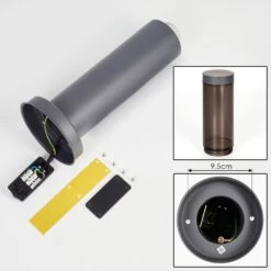 Sessa Sockelleuchte Anthrazit, 1-flammig -Lampe Verkäufe sessa sockelleuchte h3863565 4