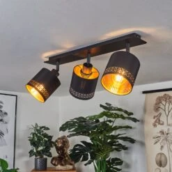 Shoi Deckenleuchte Bad Schwarz, 3-flammig -Lampe Verkäufe shoi deckenleuchte bad h3568798 9