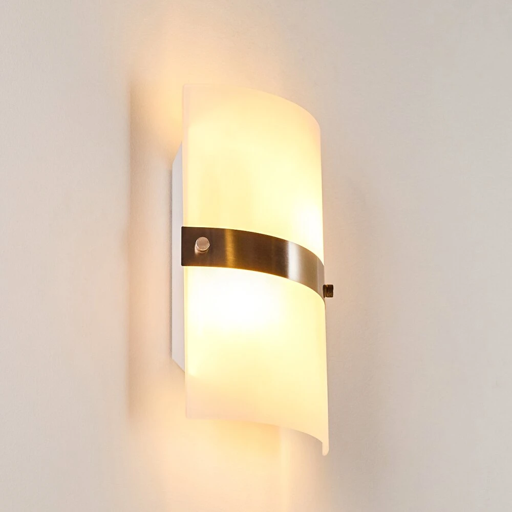 Sibo Wandleuchte Edelstahl, 2-flammig 3 Sibo Wandleuchte Edelstahl, 2-flammig