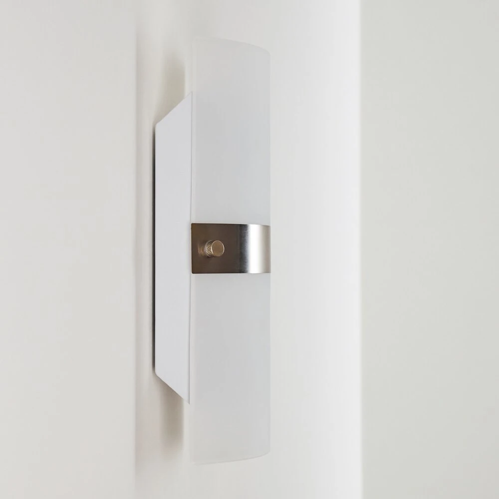 Sibo Wandleuchte Edelstahl, 2-flammig 6 Sibo Wandleuchte Edelstahl, 2-flammig – Bild 4