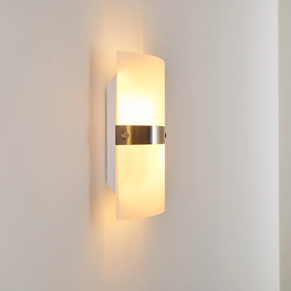 Sibo Wandleuchte Edelstahl, 2-flammig 11 Sibo Wandleuchte Edelstahl, 2-flammig – Bild 9