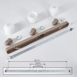 Sivol Deckenleuchte Nickel-Matt, Sandfarben, 3-flammig -Lampe Verkäufe sivol deckenleuchte h3648902 4