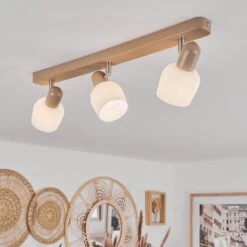 Sivol Deckenleuchte Nickel-Matt, Sandfarben, 3-flammig -Lampe Verkäufe sivol deckenleuchte h3648902 8