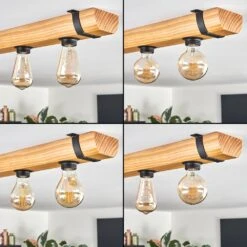 Skads Deckenleuchte Naturfarben, Schwarz, 5-flammig -Lampe Verkäufe skads deckenleuchte h3742426 1