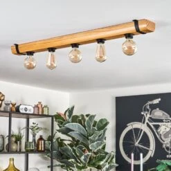 Skads Deckenleuchte Naturfarben, Schwarz, 5-flammig -Lampe Verkäufe skads deckenleuchte h3742426 11