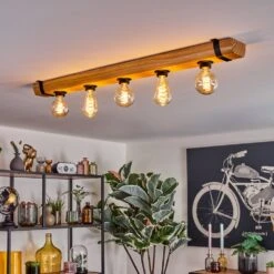 Skads Deckenleuchte Naturfarben, Schwarz, 5-flammig -Lampe Verkäufe skads deckenleuchte h3742426 6