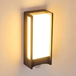 Skove Außenwandleuchte LED Anthrazit, 1-flammig, Bewegungsmelder -Lampe Verkäufe skove aussenwandleuchte h3300565 do1 3