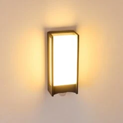 Skove Außenwandleuchte LED Anthrazit, 1-flammig, Bewegungsmelder -Lampe Verkäufe skove aussenwandleuchte h3300565 do1 7