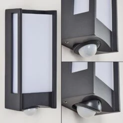 Skove Außenwandleuchte LED Anthrazit, 1-flammig, Bewegungsmelder -Lampe Verkäufe skove aussenwandleuchte h3300565 do1 8