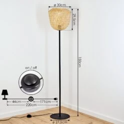 Solera Stehleuchte Schwarz, 1-flammig -Lampe Verkäufe solera stehleuchte h3568941 3