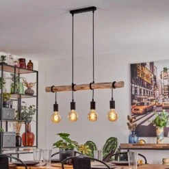 Soungou Hängeleuchte Naturfarben, Schwarz, 4-flammig 24 Soungou Hängeleuchte Naturfarben, Schwarz, 4-flammig -Lampe Verkäufe soungou haengeleuchte h3692165 10