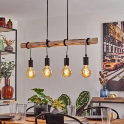 Soungou Hängeleuchte Naturfarben, Schwarz, 4-flammig 20 Soungou Hängeleuchte Naturfarben, Schwarz, 4-flammig -Lampe Verkäufe soungou haengeleuchte h3692165 6