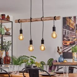 Soungou Hängeleuchte Naturfarben, Schwarz, 4-flammig 22 Soungou Hängeleuchte Naturfarben, Schwarz, 4-flammig -Lampe Verkäufe soungou haengeleuchte h3692165 8