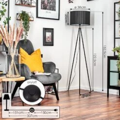 Soungou Stehleuchte 38 Cm Schwarz, 1-flammig -Lampe Verkäufe soungou stehleuchte 38 cm h3890660 3