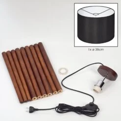 Soungou Stehleuchte 38 Cm Chrom, Holz Dunkel, 1-flammig 18 Soungou Stehleuchte 38 Cm Chrom, Holz Dunkel, 1-flammig -Lampe Verkäufe soungou stehleuchte 38 cm h3898680 4