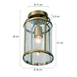 Steinhauer Pimpernel Deckenleuchte Bronze, 1-flammig -Lampe Verkäufe steinhauer pimpernel deckenleuchte 5973br 2