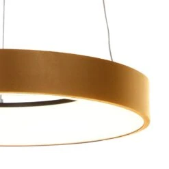 Steinhauer Ringlede Pendelleuchte Gold, Weiß, 1-flammig -Lampe Verkäufe steinhauer ringlede pendelleuchte 2695go 2