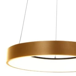 Steinhauer Ringlede Pendelleuchte Gold, Weiß, 1-flammig -Lampe Verkäufe steinhauer ringlede pendelleuchte 2695go 4