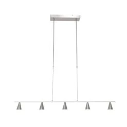 Steinhauer Vortex Pendelleuchte Schwarz, 5-flammig