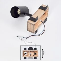 Storuma Wandleuchte Naturfarben, Schwarz, 1-flammig -Lampe Verkäufe storuma wandleuchte h3866641 4