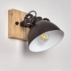 Svanfolk Wandleuchte Braun, Schwarz, Weiß, 1-flammig -Lampe Verkäufe svanfolk wandleuchte h3015131 4