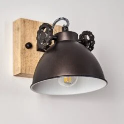 Svanfolk Wandleuchte Braun, Schwarz, Weiß, 1-flammig -Lampe Verkäufe svanfolk wandleuchte h3015131 8