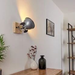 Svanfolk Wandleuchte Braun, Schwarz, Verzinkt, 1-flammig -Lampe Verkäufe svanfolk wandleuchte h3379684 9