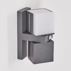 Swanek Außenwandleuchte LED Anthrazit, 2-flammig, Bewegungsmelder -Lampe Verkäufe swanek aussenwandleuchte h3813539 13