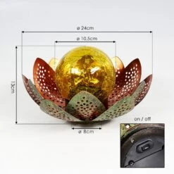 Taft Solarleuchte LED Grün, Kupferfarben, 1-flammig -Lampe Verkäufe taft solarleuchte h3409503 3