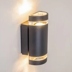 Tagish Außenwandleuchte Anthrazit, 2-flammig -Lampe Verkäufe tagish aussenwandleuchte h3004968 14