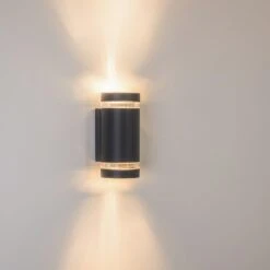 Tagish Außenwandleuchte Anthrazit, 2-flammig -Lampe Verkäufe tagish aussenwandleuchte h3004968 8