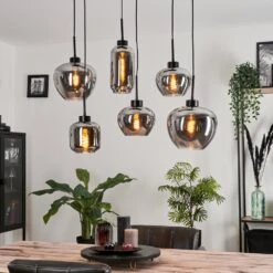 Talok Hängeleuchte Rauchfarben, 6-flammig -Lampe Verkäufe talok haengeleuchte h3669037 6