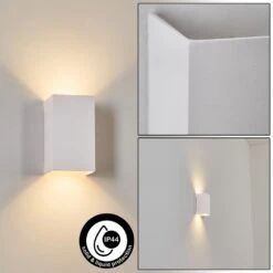 Tamarin Außenwandleuchte LED Weiß, 1-flammig