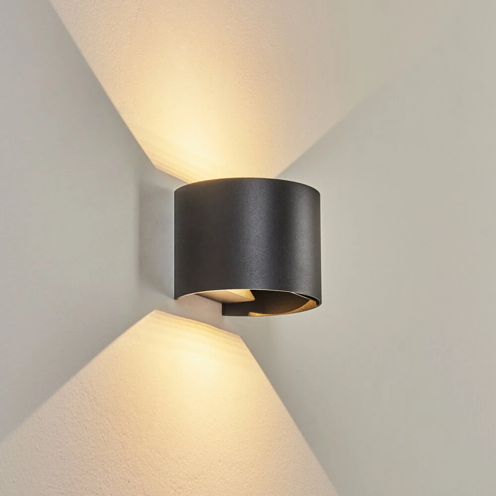 Tamarin Außenwandleuchte LED Schwarz, 2-flammig 9 Tamarin Außenwandleuchte LED Schwarz, 2-flammig – Bild 7