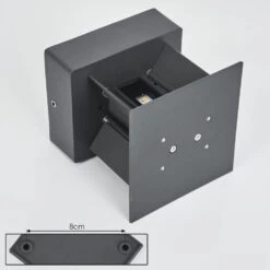 Tamarin Außenwandleuchte LED Anthrazit, 2-flammig 18 Tamarin Außenwandleuchte LED Anthrazit, 2-flammig -Lampe Verkäufe tamarin aussenwandleuchte h3700174 4