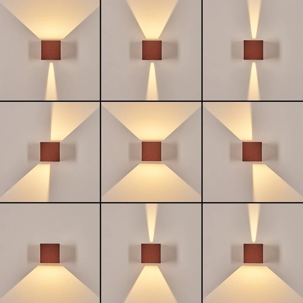 Tamarin Wandleuchte LED Rostfarben, Schwarz, 1-flammig 4 Tamarin Wandleuchte LED Rostfarben, Schwarz, 1-flammig – Bild 2