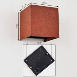 Tamarin Wandleuchte LED Rostfarben, Schwarz, 1-flammig 18 Tamarin Wandleuchte LED Rostfarben, Schwarz, 1-flammig -Lampe Verkäufe tamarin wandleuchte h3699546 3