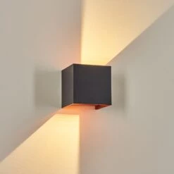 Tamarin Wandleuchte LED Kupferfarben, Schwarz, 1-flammig -Lampe Verkäufe tamarin wandleuchte h3699638 10