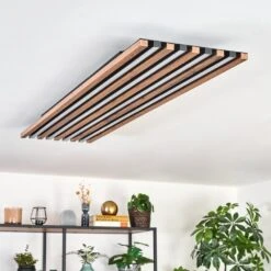 Tandragee Deckenleuchte LED Holzoptik, Schwarz, 1-flammig, Fernbedienung -Lampe Verkäufe tandragee deckenleuchte h3837825 4