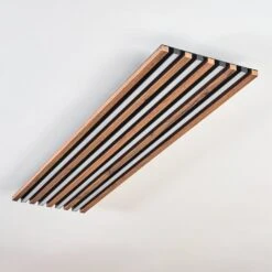 Tandragee Deckenleuchte LED Holzoptik, Schwarz, 1-flammig, Fernbedienung -Lampe Verkäufe tandragee deckenleuchte h3837825 7