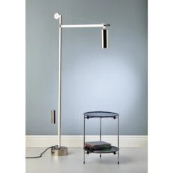 Tecnolumen BH 23 Stehlampe Nickel-Matt, 1-flammig -Lampe Verkäufe tecnolumen bh 23 stehlampe bh 23 3