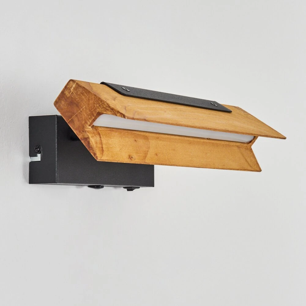 Teira Wandleuchte LED Schwarz, 1-flammig 10 Teira Wandleuchte LED Schwarz, 1-flammig – Bild 8