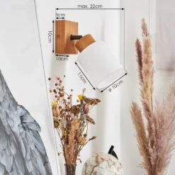 Tercier Wandleuchte Altsilber, Naturfarben, 1-flammig -Lampe Verkäufe tercier wandleuchte h3618790 3