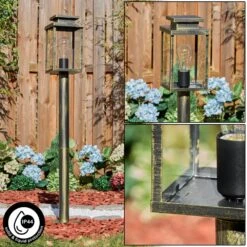 Tieva Wegeleuchte Gold, Schwarz, 1-flammig