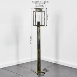 Tieva Wegeleuchte Gold, Schwarz, 1-flammig -Lampe Verkäufe tieva wegeleuchte h3815816 3