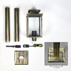 Tieva Wegeleuchte Gold, Schwarz, 1-flammig -Lampe Verkäufe tieva wegeleuchte h3815816 4