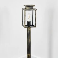 Tieva Wegeleuchte Gold, Schwarz, 1-flammig -Lampe Verkäufe tieva wegeleuchte h3815816 7