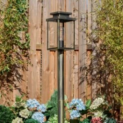 Tieva Wegeleuchte Gold, Schwarz, 1-flammig -Lampe Verkäufe tieva wegeleuchte h3815816 9