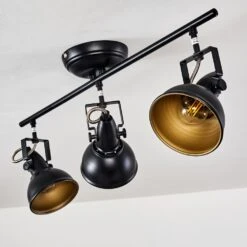 Tina Deckenleuchte Schwarz, 3-flammig -Lampe Verkäufe tina deckenleuchte h3013083 do2 5