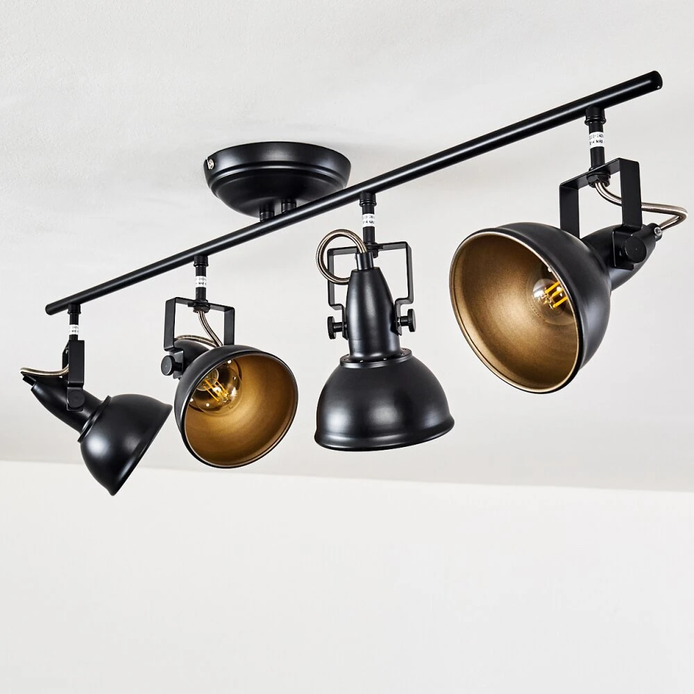 Tina Deckenleuchte Schwarz, 4-flammig 7 Tina Deckenleuchte Schwarz, 4-flammig – Bild 5